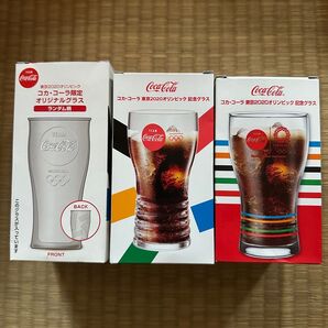 コカ・コーラ 東京2020オリンピック記念グラス ランダム柄 3個セット