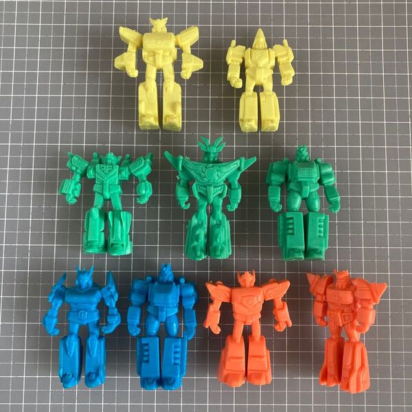 キャラクター 消しゴム まとめ売り セット ケシゴム フィギュア けしごむ 人形 メカニック ロボット 太陽の勇者 ファイバード