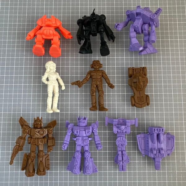 戦闘メカ ザブングル キャラクター 消しゴム セット ケシゴム フィギュア けしごむ 人形 メカニック スーパー ロボット