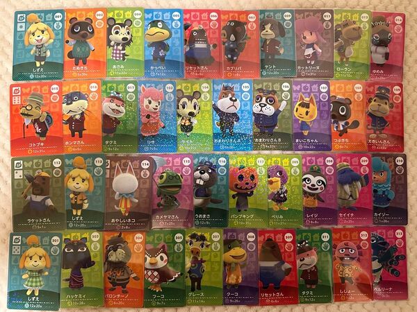 どうぶつの森amiiboカードSP40枚セット⑱