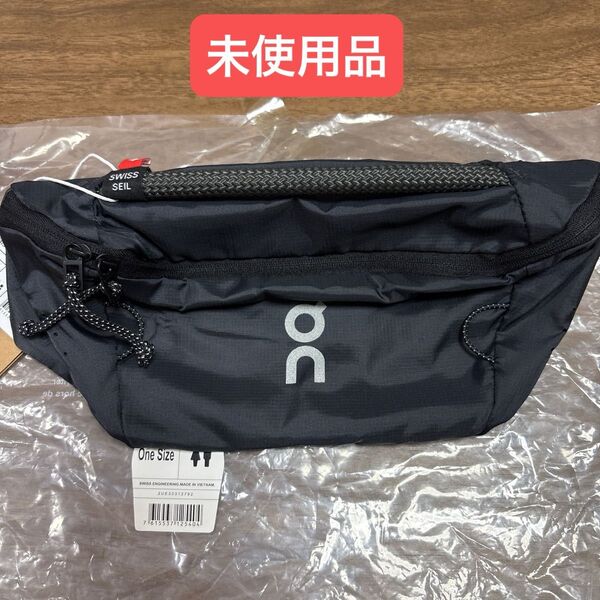 未使用品 On ブラック ウエストポーチ Waist Pack 2L Lite