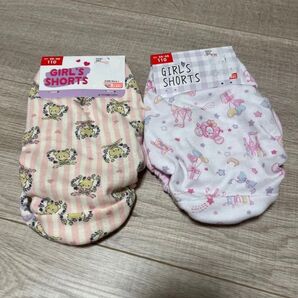 新品 女の子用 パンツ ショーツ 110サイズ 2枚セット×2 下着 女児 女児ショーツ パンツ ショーツ 女の子