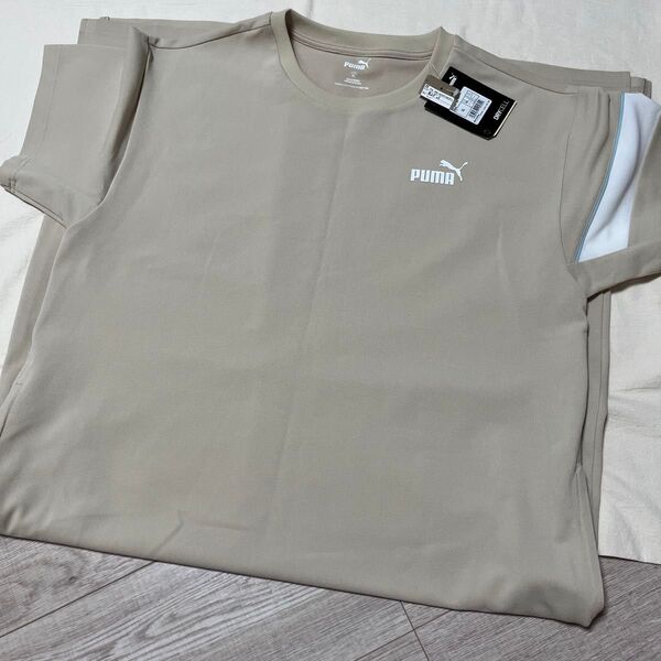 新品未使用 プーマ ワンピース PUMA DRYCELL 半袖 XL ベージュ XL
