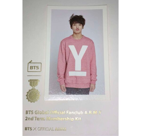 BTS グローバルファンクラブ2期特典キット 公式トレカ ジョングク JK