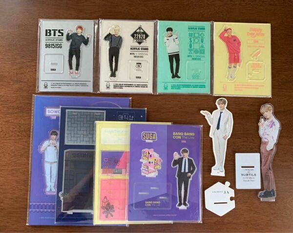 BTS SUGA ユンギ 公式 アクリルスタンド 点 10セット