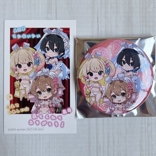 バニーガーデン 缶バッジ フォト カード 特典 非売品 セット