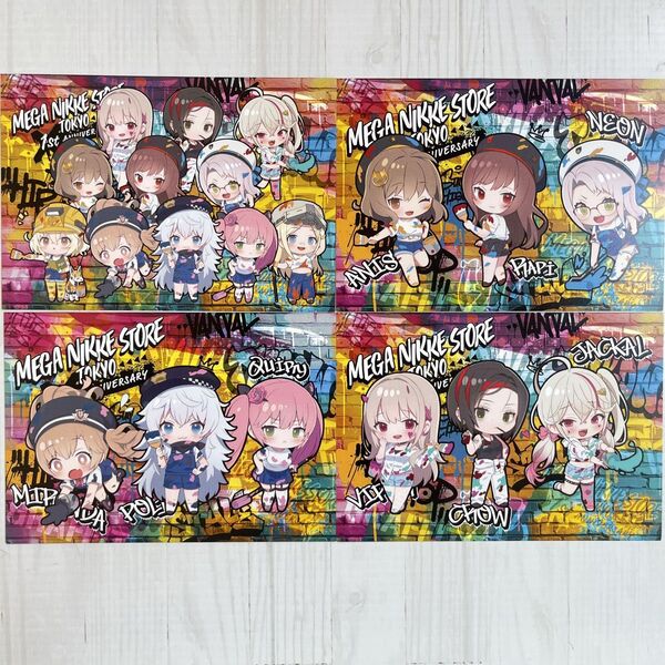 NIKKE 勝利の女神 1周年フェア メッセージカード メガニケストア 特典 非売品