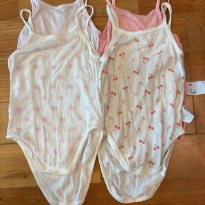 ユニクロ ベビー肌着 4枚セット 90 メッシュ素材