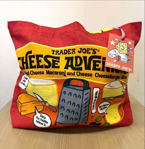 Trader Joe’s トレーダージョーズ チーズエコバッグ 100%コットン