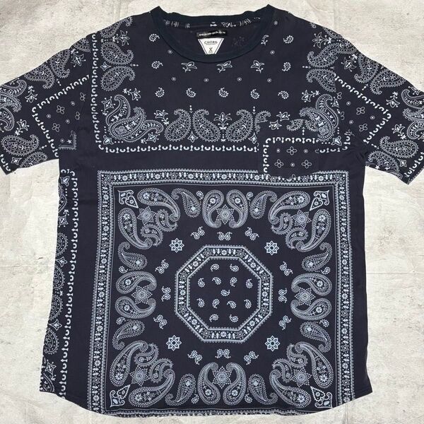 日本製(MADE IN JAPAN) CHORD NUMBER EIGHT コードナンバーエイト ペイズリー柄 Tシャツ