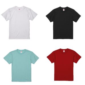 Tシャツ 上質 着心地 5.6オンス ハイクオリティー 無地 半袖 丈夫 長持ち ブラック ホワイト レッド ミントグリーン