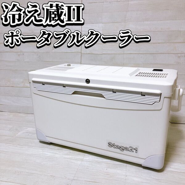 Stage21 冷え蔵Ⅱ ポータブル クーラー クーラボックス 冷蔵庫 保冷 アウトドア キャンプ 車中泊 冷え蔵2 ホワイト