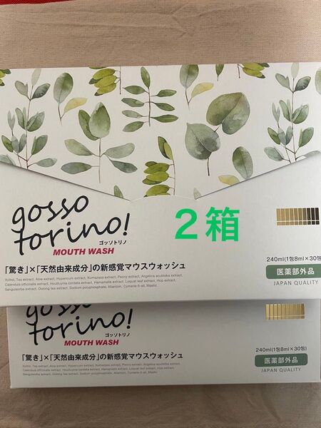 ゴッソトリノ マウスウォッシュ 30包×2箱 GOSSOTORINO