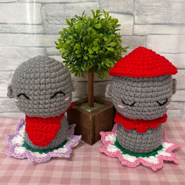 お地蔵さまのあみぐるみセット ハンドメイド