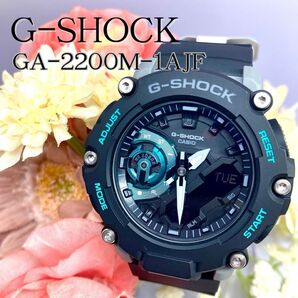 新品未使用 CASIO カシオ G-SHOCK ジーショック腕時計 GA-2200 稼働 クオーツ ブラック アナデジ