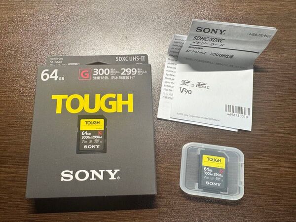 SONY ソニー TOUGH SF-G64T SDXC UHS-II メモリーカード SDカード 64GB