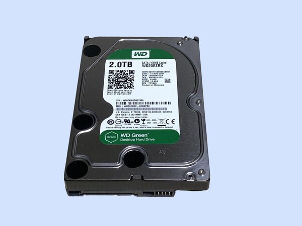 M6885 Western Digital 2TB HDD WD20EZRX 3.5インチ 「注意」ジャンク
