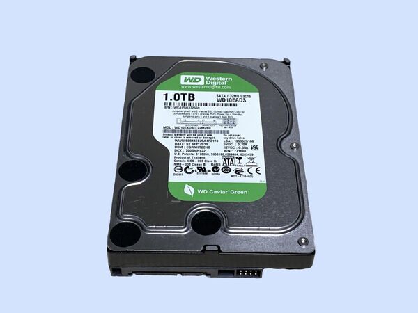 M6941 Western Digital 3.5インチHDD 1TB WD10EADS 使用 1444時間