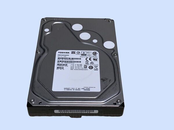 M6946 東芝 TOSHIBA MD04ACA200 2TB 7200rpm SATA 使用 17133時間