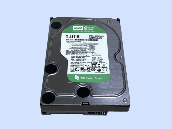 M6952 Western Digital 3.5インチHDD 1TB WD10EADS 使用 91286時間