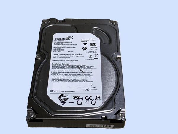 M6994 Seagate 2TB HDD ST2000DL003 使用 12433時間