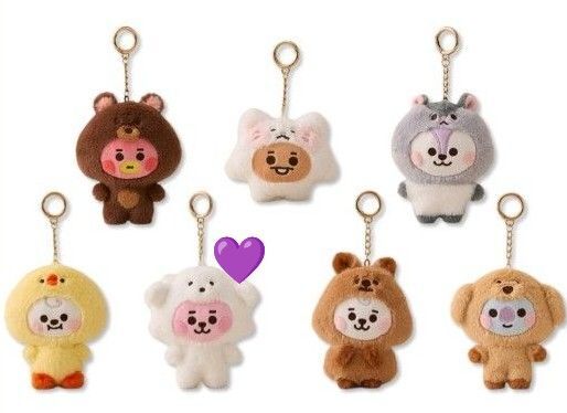 『BT21』COOKY FLUFFY キーホルダー