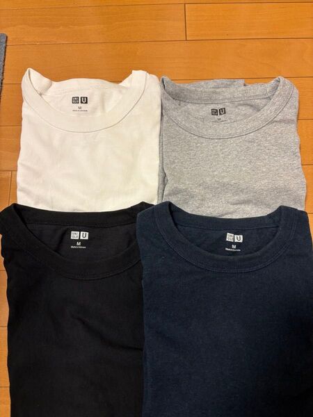 美品 4枚セット UNIQLO U クルーネックTシャツ Mサイズ ユニクロ