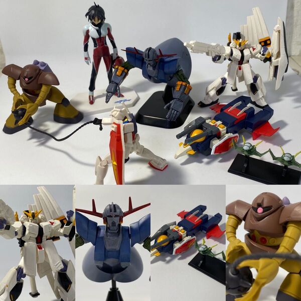 ガンダム【フィギュア】美品!ジオング!ドップ!Gアーマー!ゴッグ!νガンダム!アスカ!レア!入手困難!