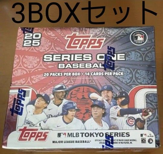 新品未開封 Topps 2025 MLB Tokyo Series 3BOX ディスプレイBOX シュリンク 大谷