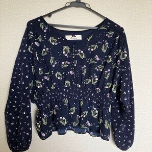 美品シュープリームララ花柄ブラウス