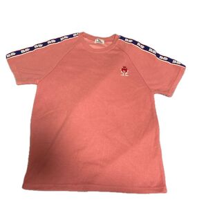 m&m's Tシャツ ピンク ロゴ入り