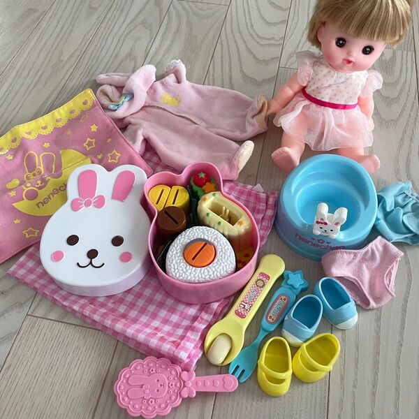 ネネちゃん おめめぱちくり 入門セット おべんとうセット まとめて お人形