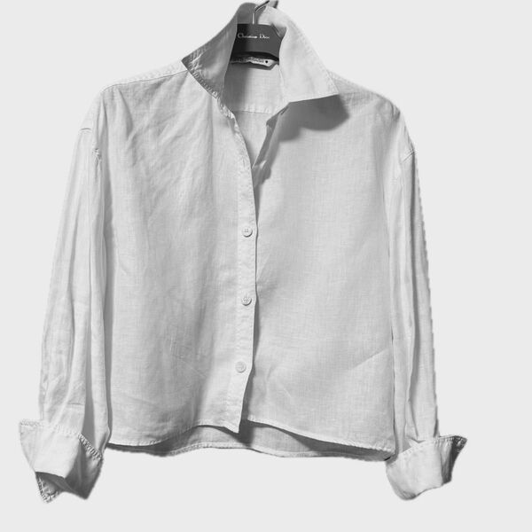 ZARA ザラ 麻 リネンシャツ 長袖シャツ シャツジャケット