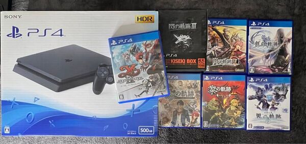【総額70000円以上】【PS4本体+人気RPG7本セット】英雄伝説シリーズ・イースⅨ・KISEKI BOX付き