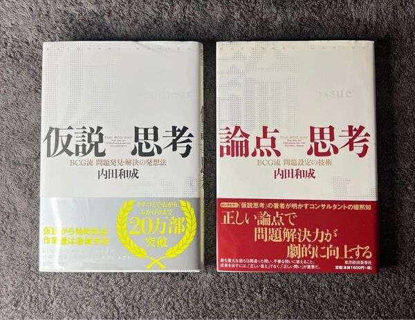 【2冊セット】仮説思考・論点思考(内田和成/BCG流問題解決法)