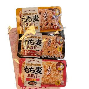 UHA味覚糖 もち麦満腹バー 3個セット