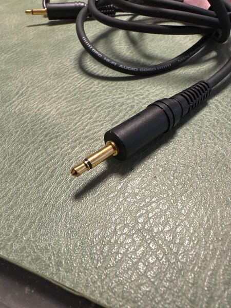 Victor製 モノラルミニプラグ オーディオケーブル 3.5mm(両端2極)日本製