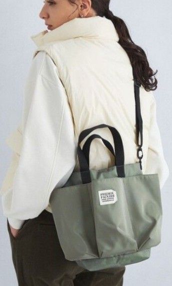 green label relaxing 【別注】<FREDRIK PACKERS>ユーティリティ 2WAYバッグ グレー