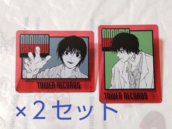 サカモトデイズ SAKAMOTO DAYS 南雲 タワレコ アクリルバッジ タワレコカフェ 2種2セット