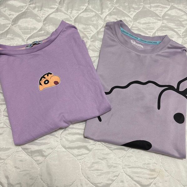 クレヨンしんちゃんtシャツ 160 M まとめ売り パープル