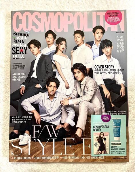 イ・ジュンギ COSMOPOLITAN 2016.8 韓国雑誌 イ・ジュンギ関連記事翻訳付き ※もう一種類あります