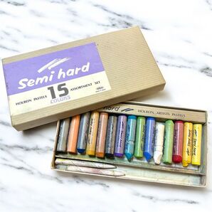 ホルベイン セミハードパステル15色セット HOLBEIN PASTELS