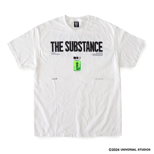 【L】THE SUBSTANCE × GEEKS RULE SILKSCREEN PRINTING T SHIRT