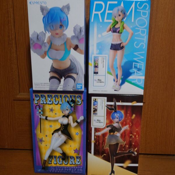 Re:ゼロから始める異世界生活 レムフィギュア 4体セット