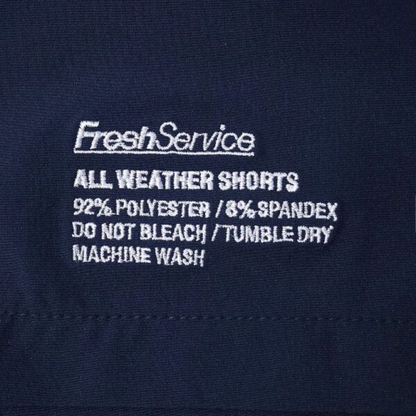フレッシュサービス ALL WEATHER SHORTS(NAVY/Mサイズ)