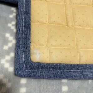 【訳あり】☆接触冷感マット☆ ブルー 130cm×180cm 丸洗いOK