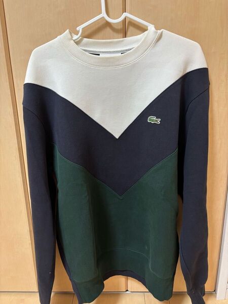 LACOSTE スウェット トリコロールカラー