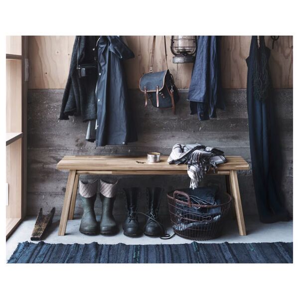 【新品未開封】 IKEA イケア スコグスタ ベンチ アカシア材 120 cm