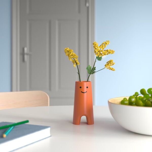 IKEA イケア 新商品 フローヴェクスト 花瓶 ブラウンオレンジ フラワースタンド