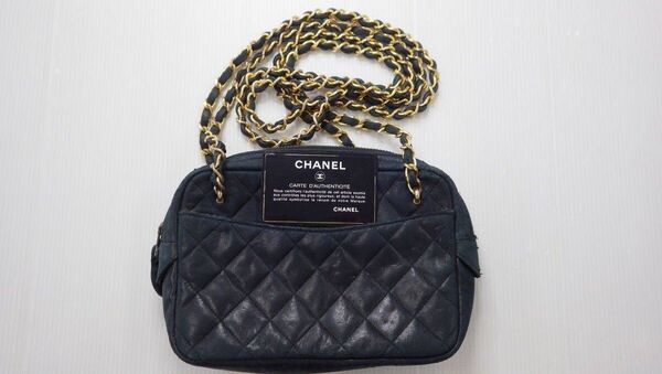 CHANEL マトラッセ チェーン ココマーク ヴィンテージ ショルダーバッグ